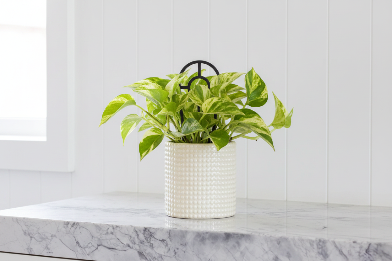 Bella Cylinder Pot – Cream Lifestyle