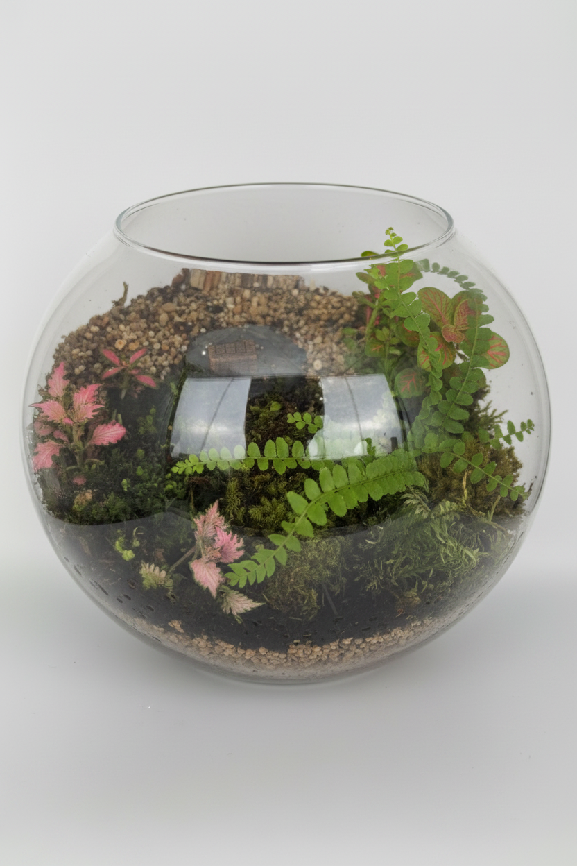 Bowl Terrarium Vibrant Side