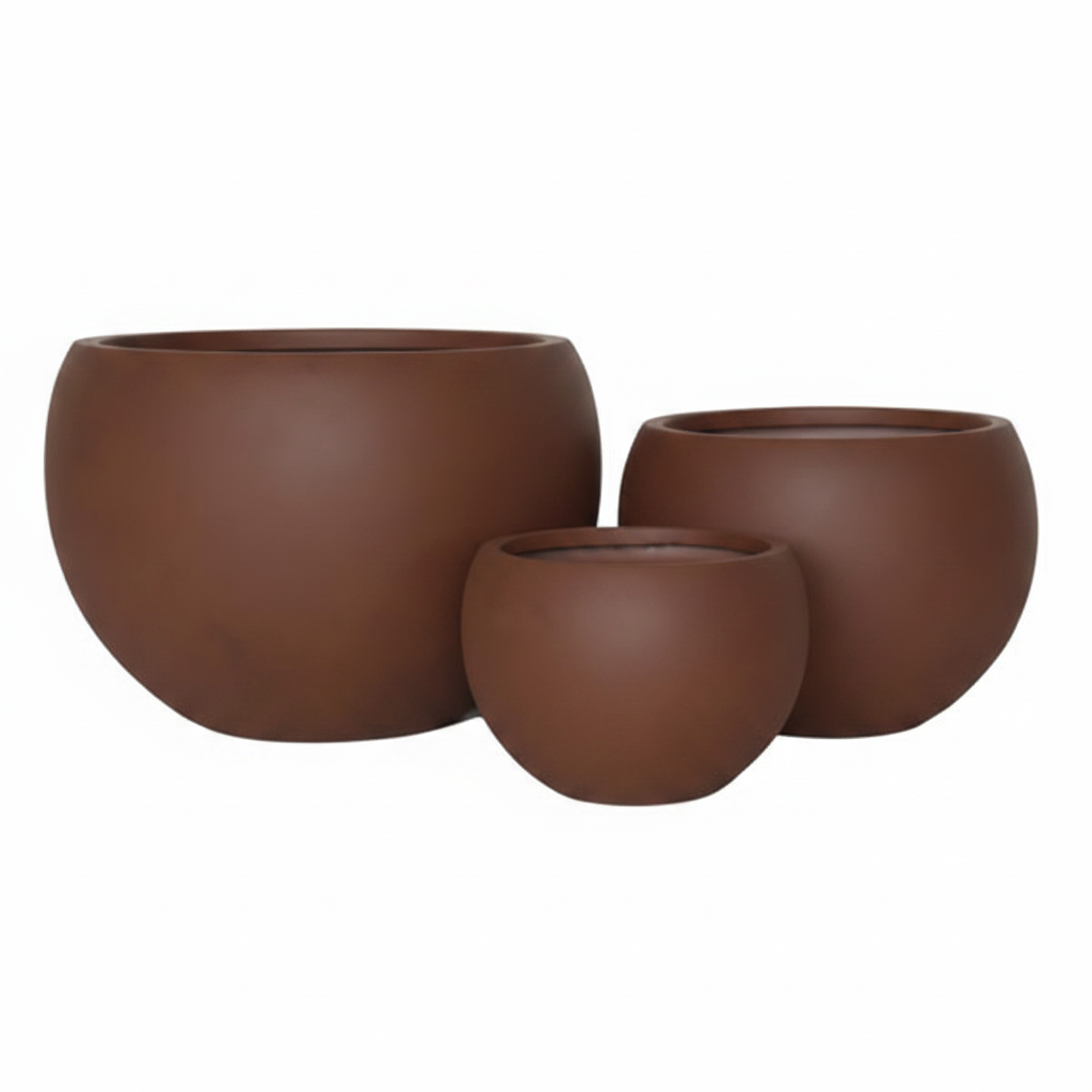 Brown Moon Pots Clean