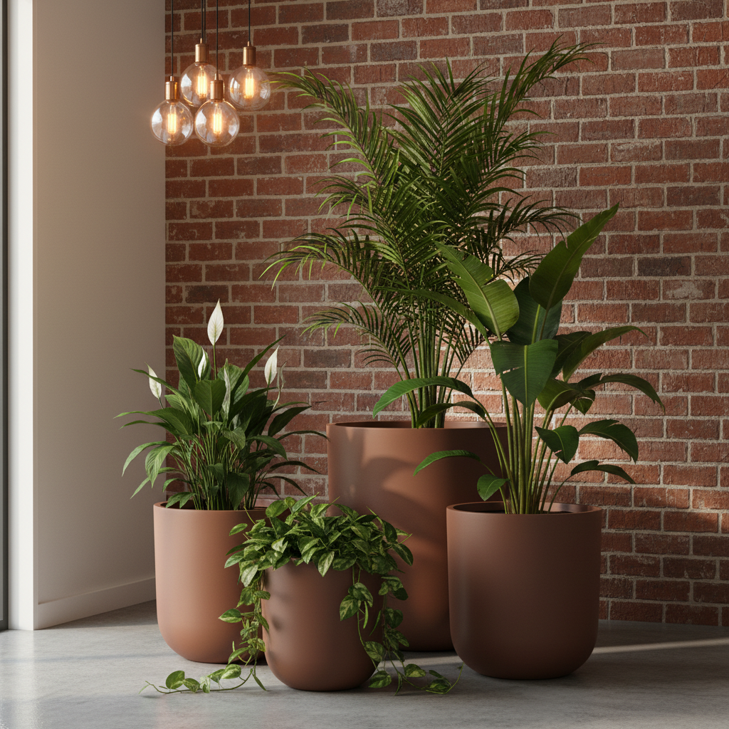 Brown Pots Australian Home