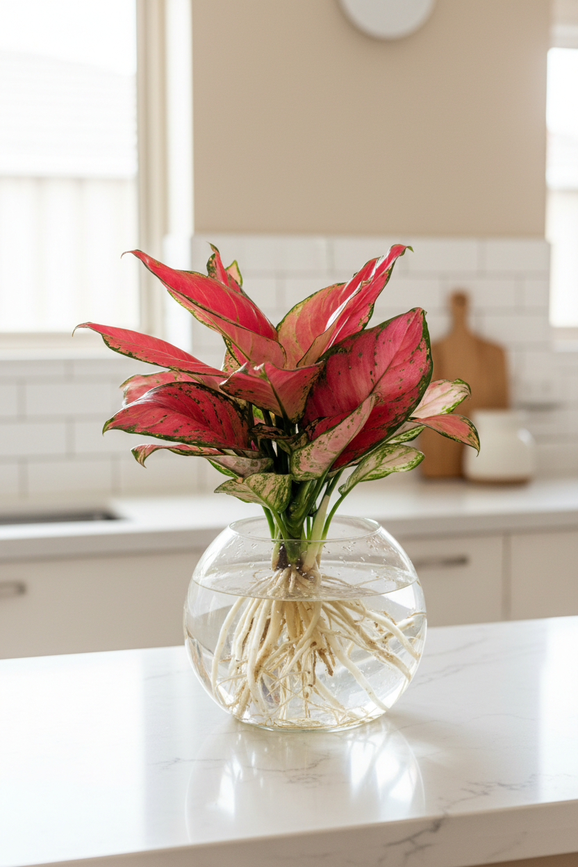 Hydroponic Aglaonema Lifestyle