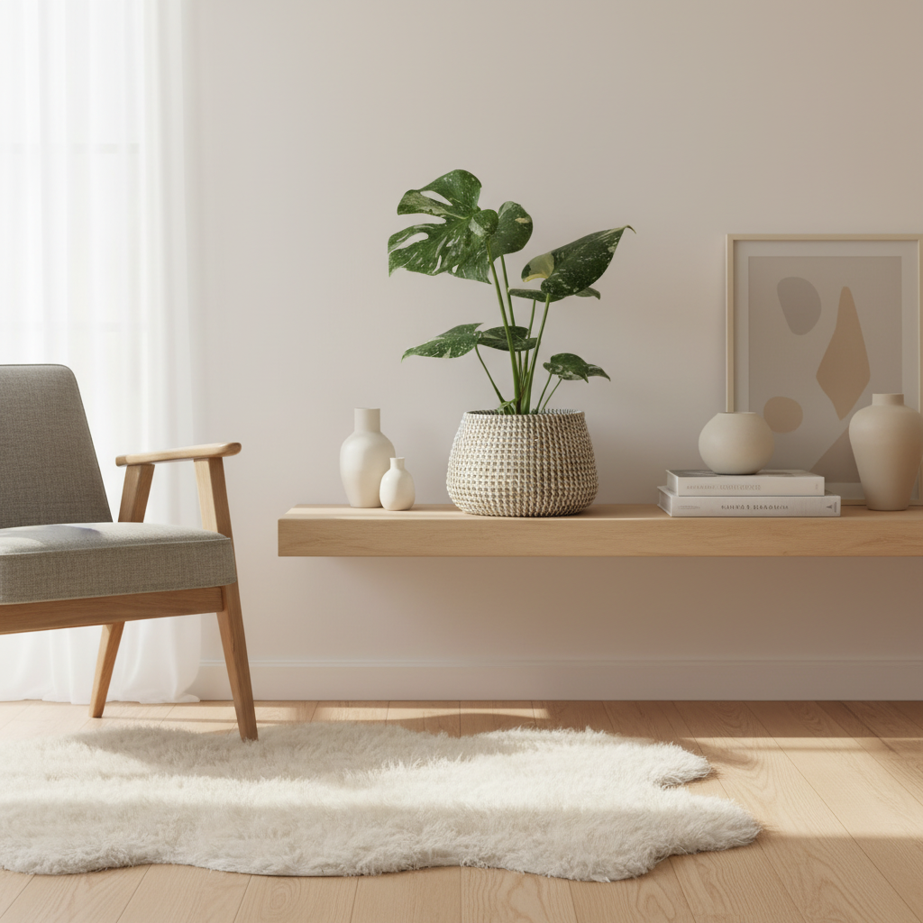 Thai Constellation Monstera - Lifestyle Background