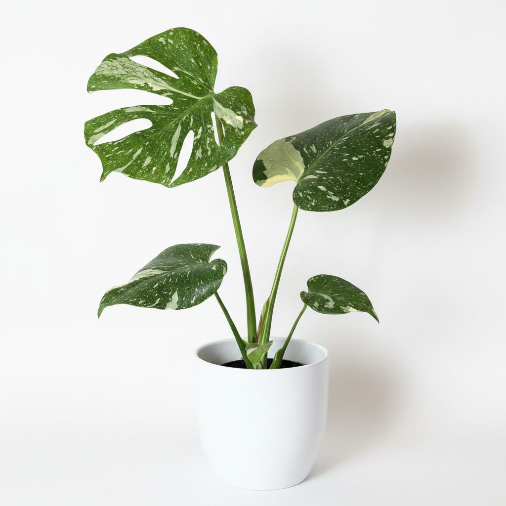 Thai Constellation Monstera - White Background