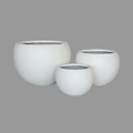 White Moon Pots Asymmetric